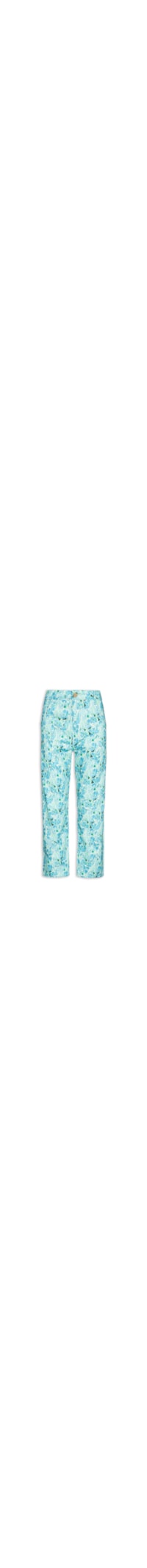 Calça Feminina Pence Joelho Floral - Azul