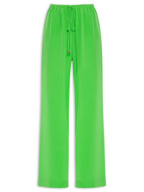 Calça Feminina Pijama Com Elástico No Cós – Verde