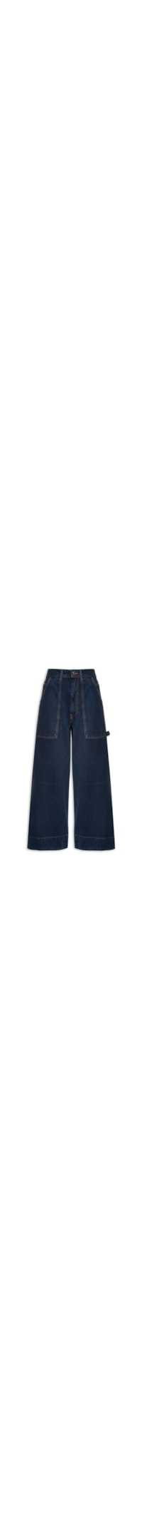 Calça Feminina Pockets Jeans - Azul