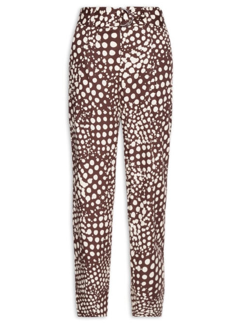 Calça Feminina Pois Vitral – Marrom