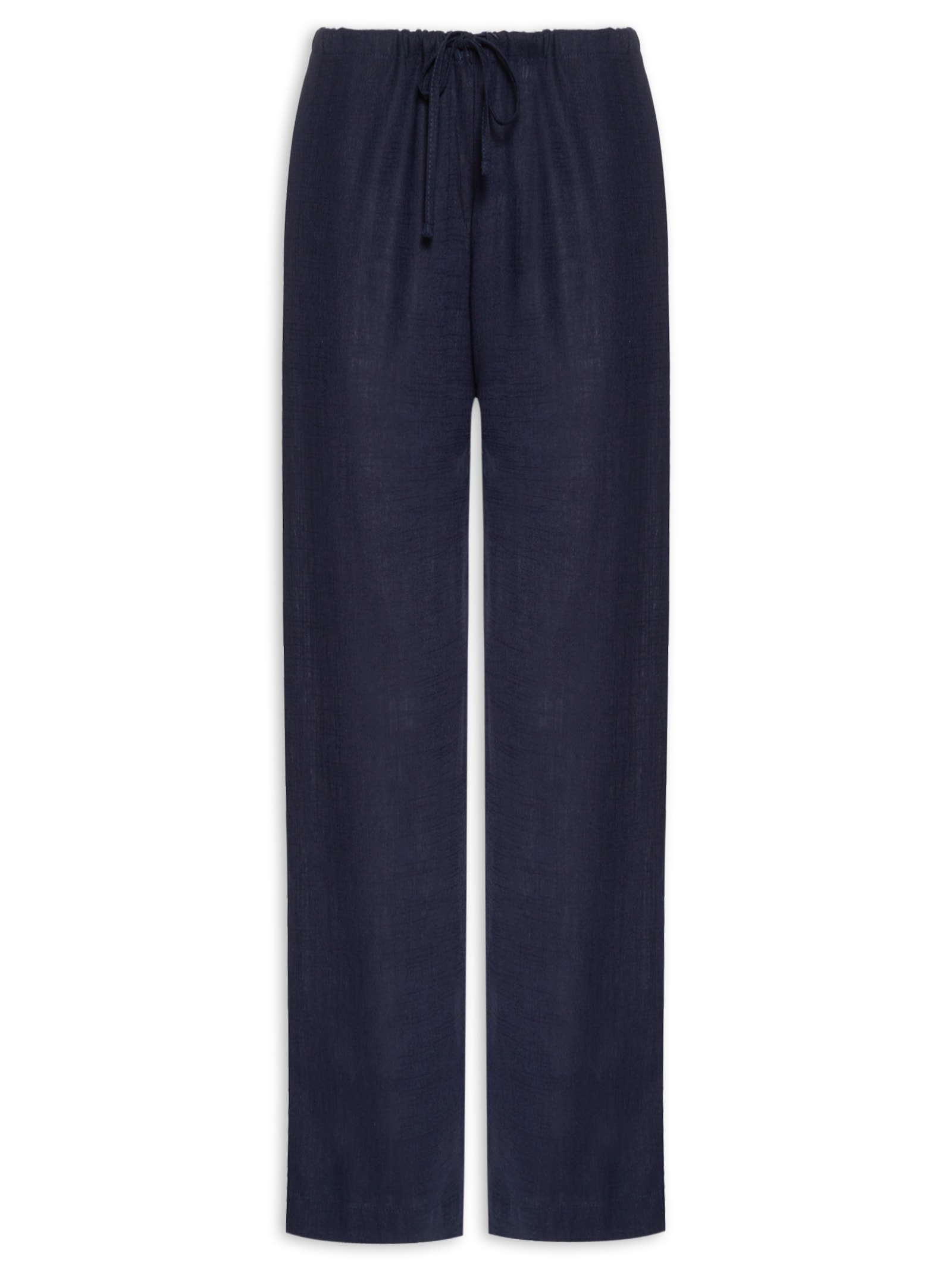 Calça Feminina Porto Marítimo Azul Panô