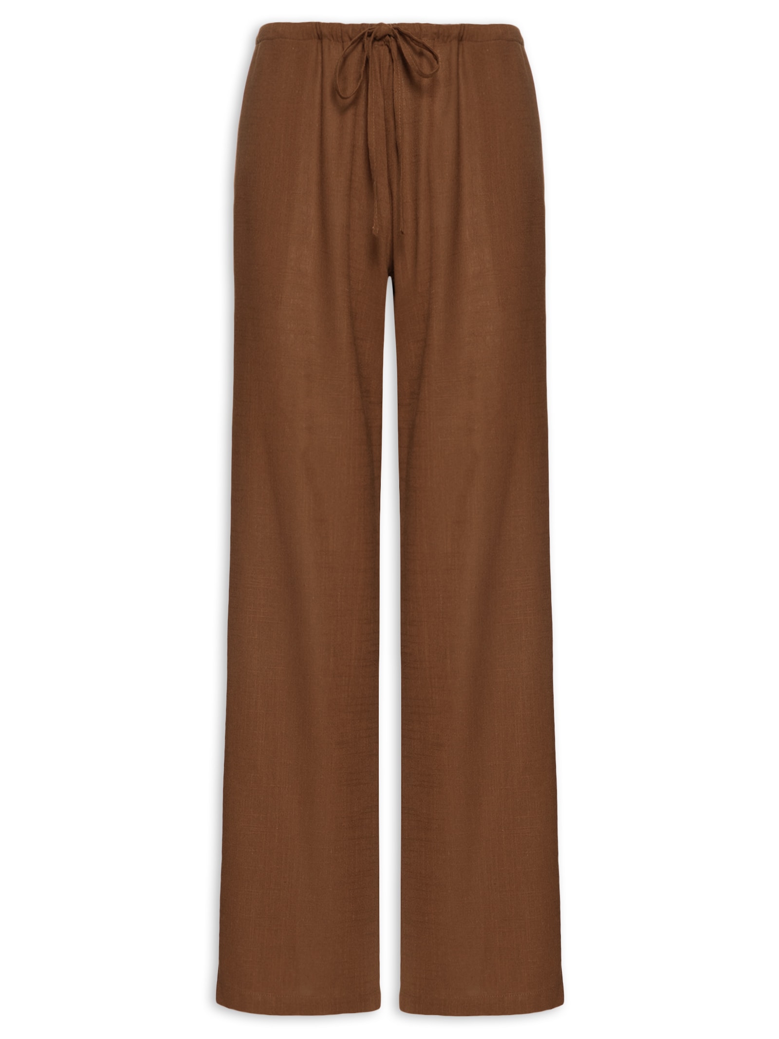 Calça Feminina Porto Marrom Panô