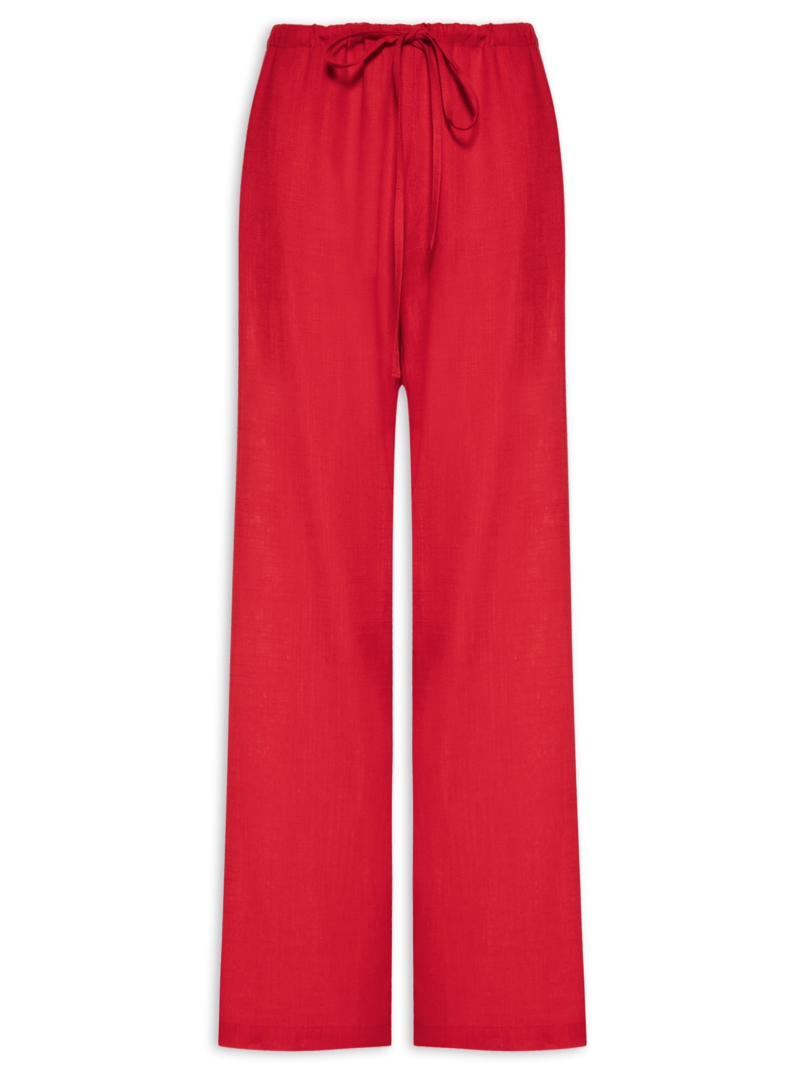 Calça Feminina Porto Pimenta Vermelho Panô