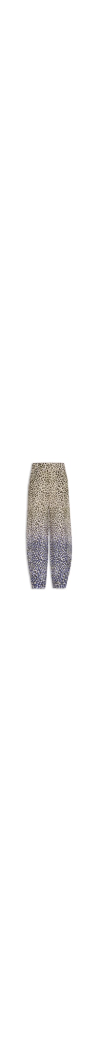 Calça Feminina Pregas Profundas Onça Degradê - Animal Print