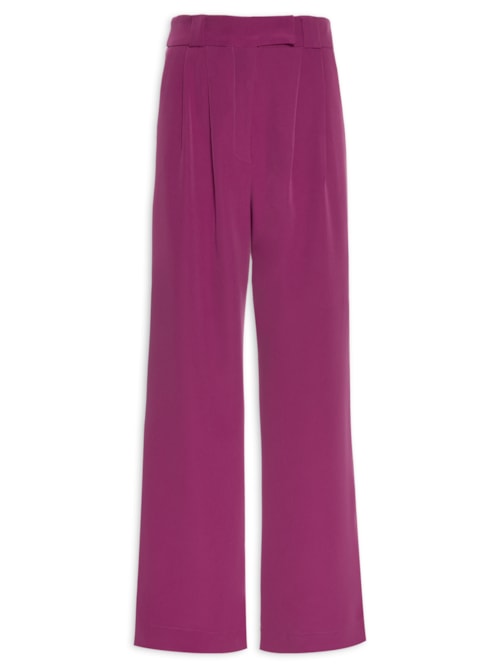 Calça Feminina Pregas - Rosa