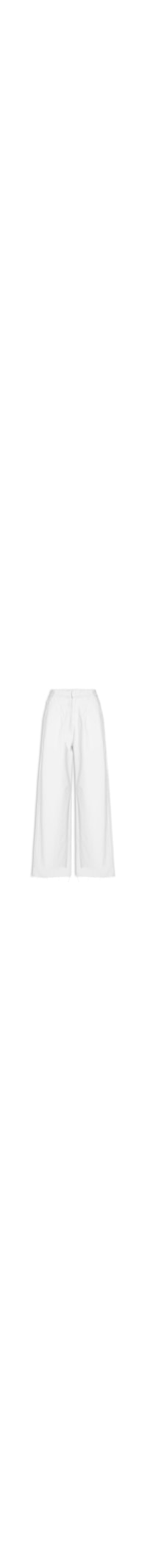 Calça Feminina Pregas White Denim - Branco