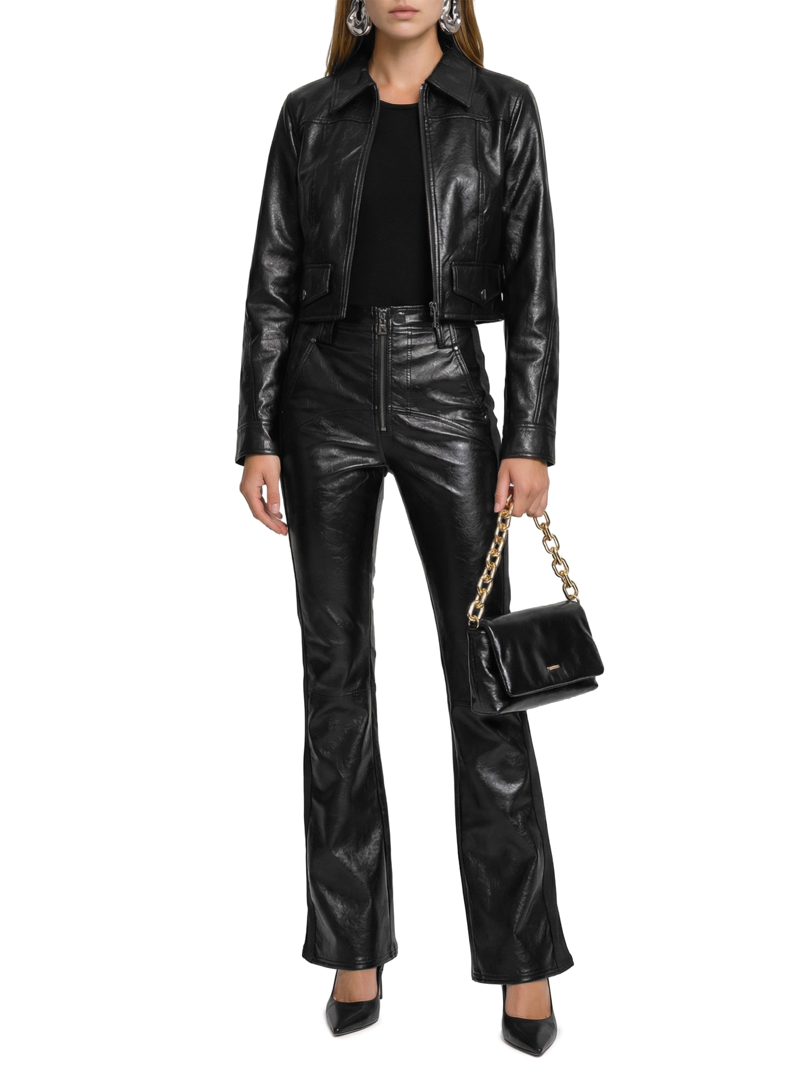 Calça Feminina Preto Open