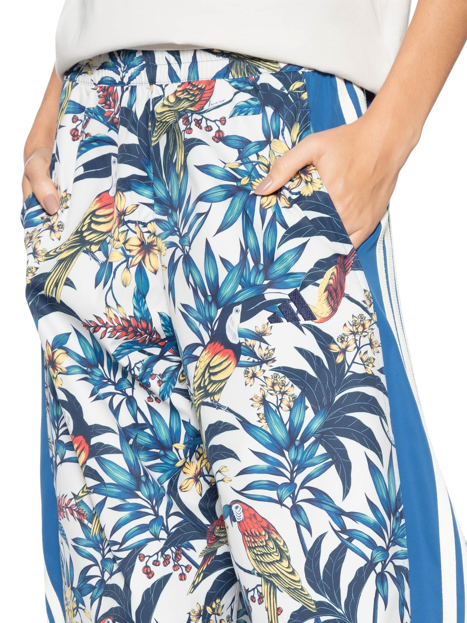 Calça Feminina Prms Azul Adidas + Farm