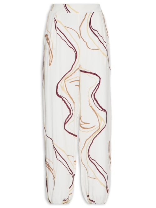 Calça Feminina Rabisco Jogger – Off White