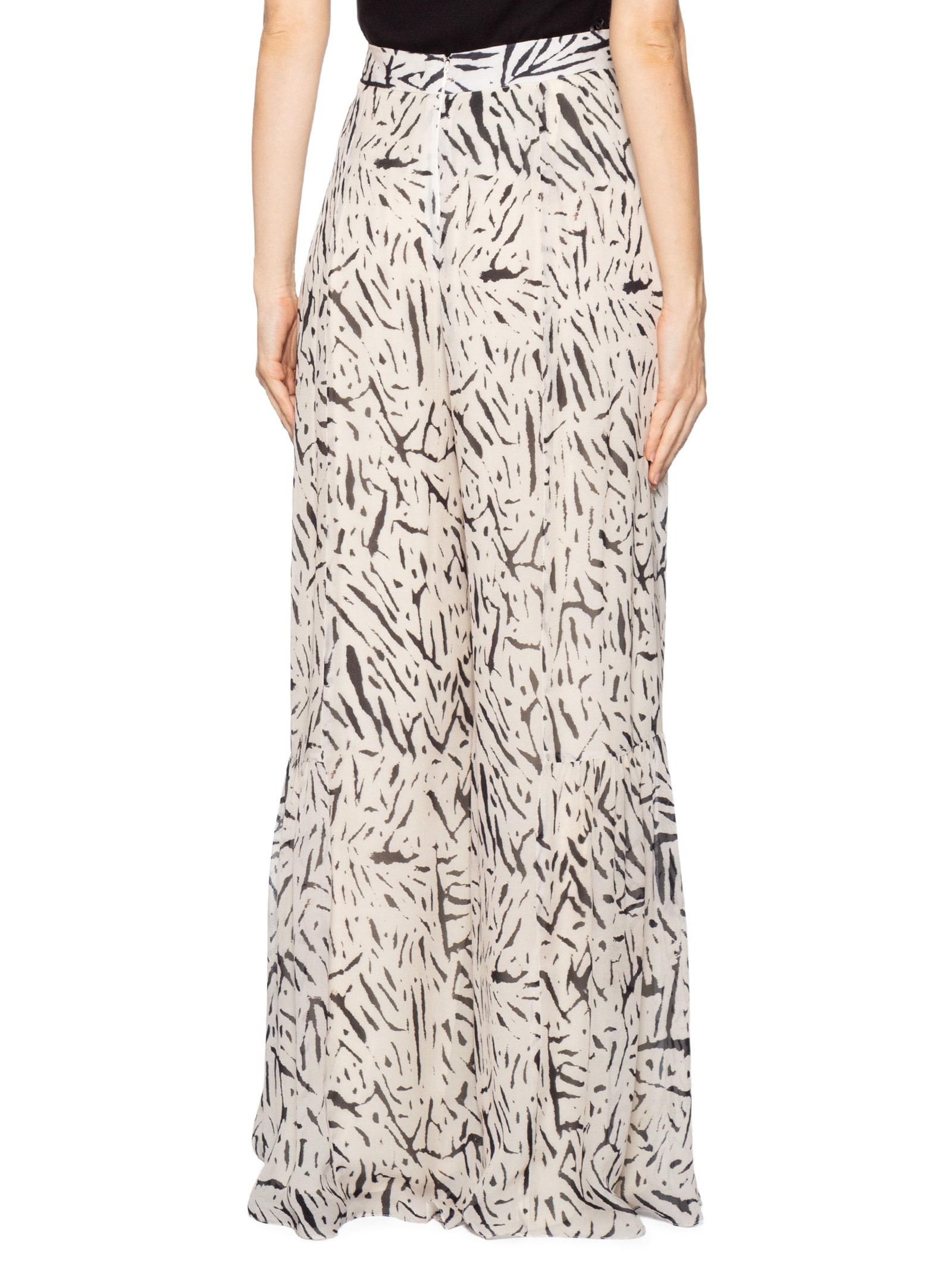 Calça Feminina Recorte Galhos Branco Animale