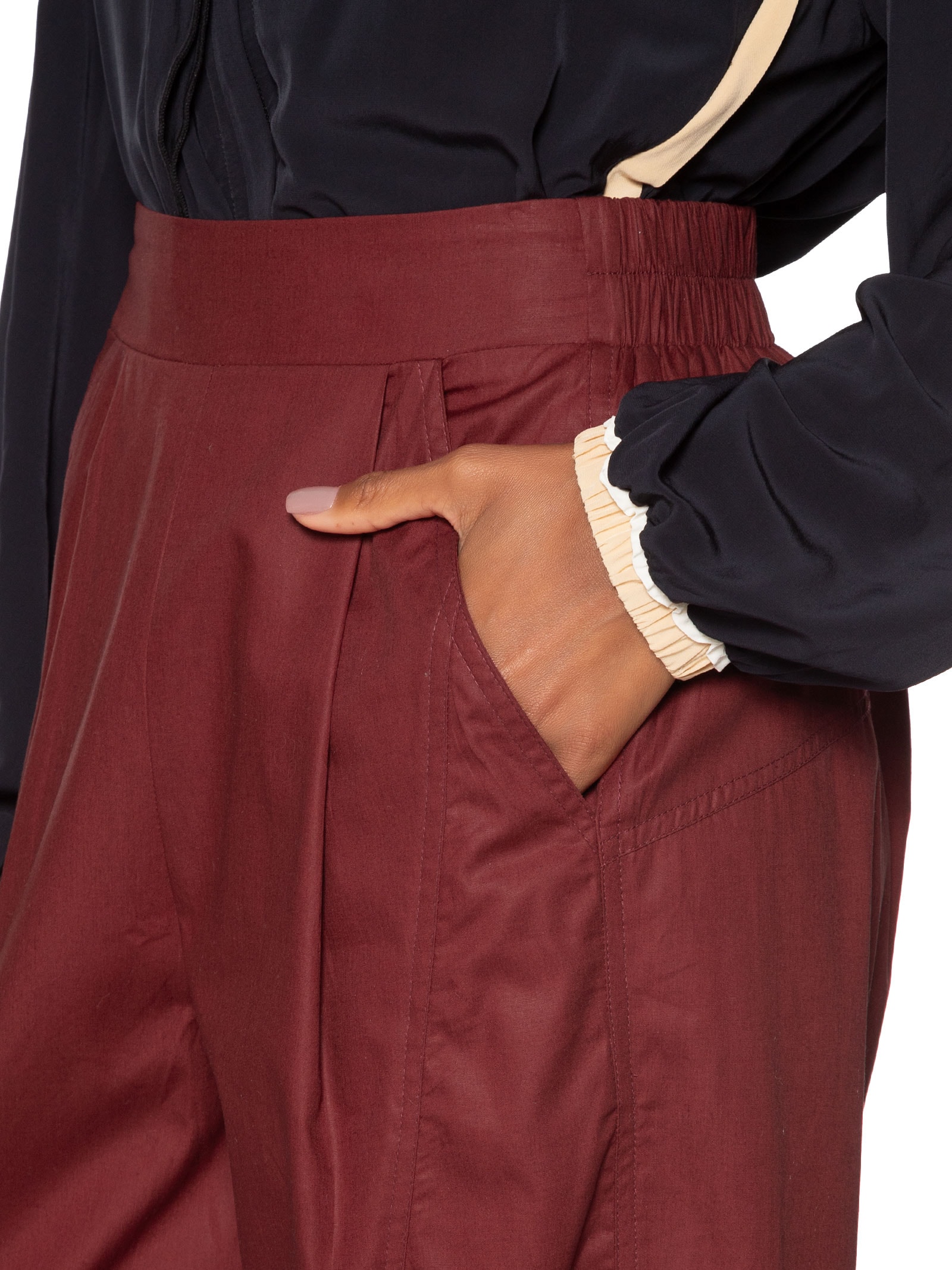 Calça Feminina Recorte Vermelho Animale