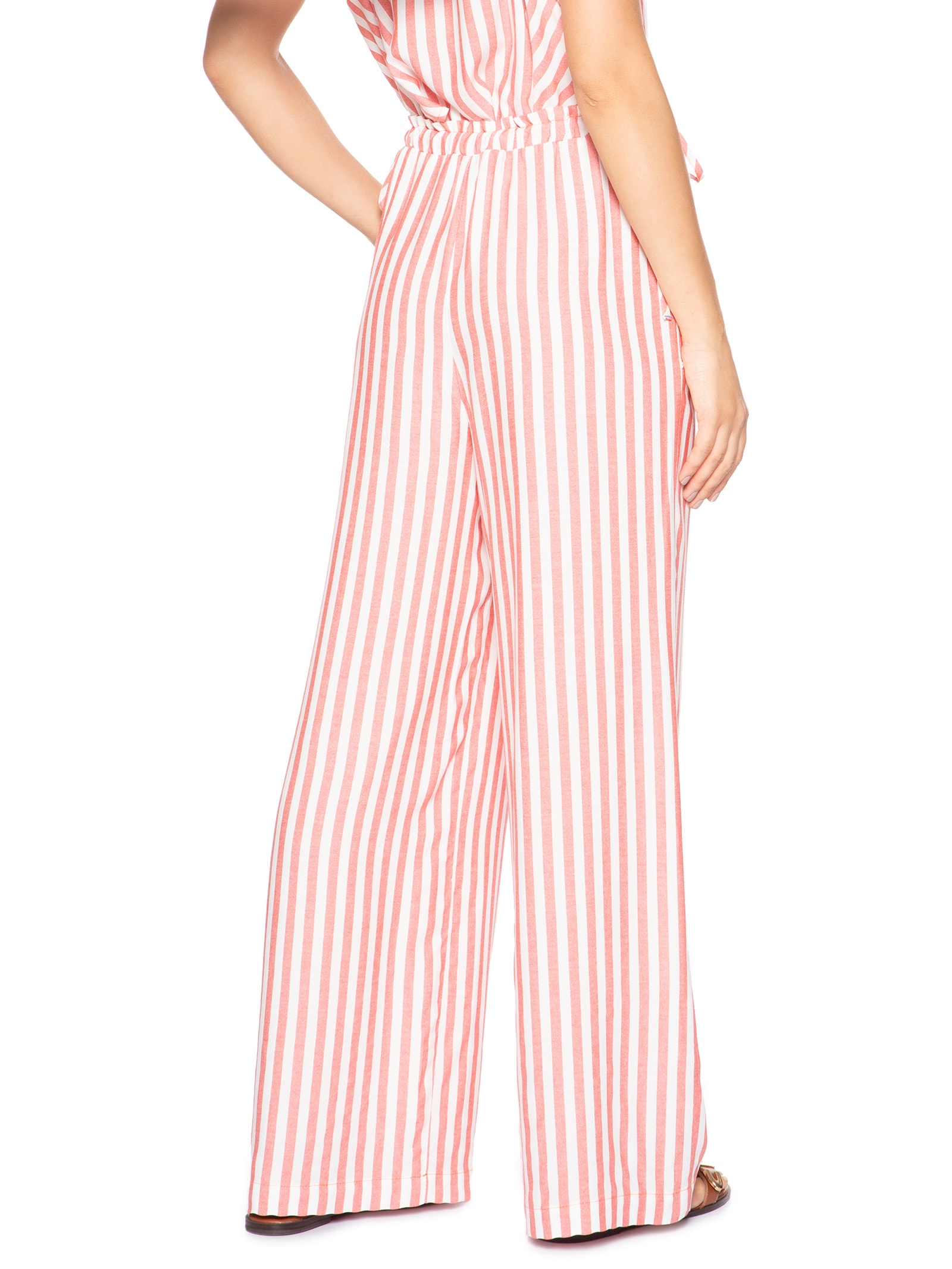 Calça Feminina Relax Listra Classic Vermelho Cantão