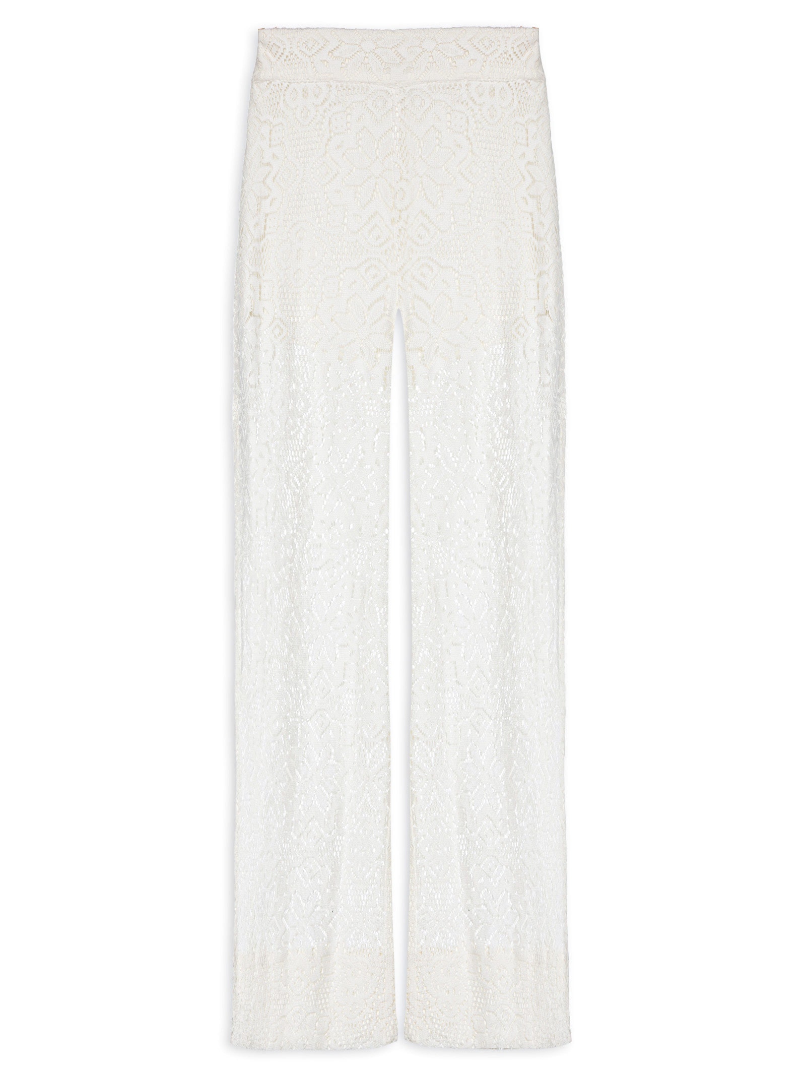 Calça Feminina Renda Artesanal Branco Farm