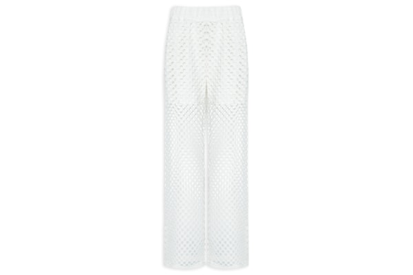 Calça Feminina Renda - Off White 