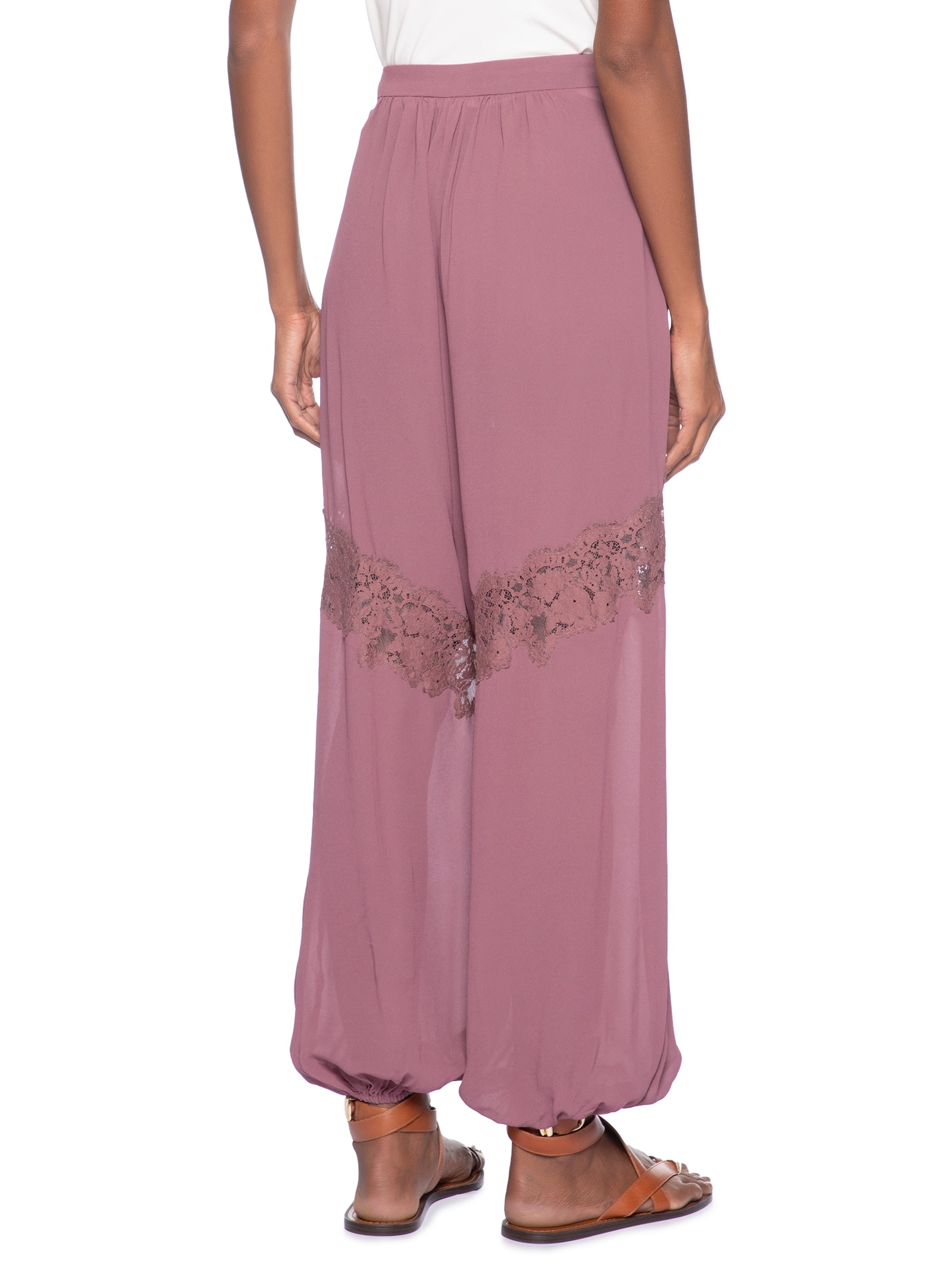 Calça Feminina Renda Rosa Animale