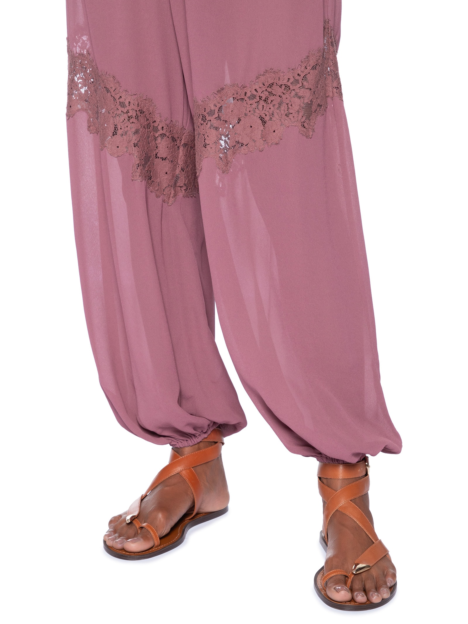Calça Feminina Renda Rosa Animale