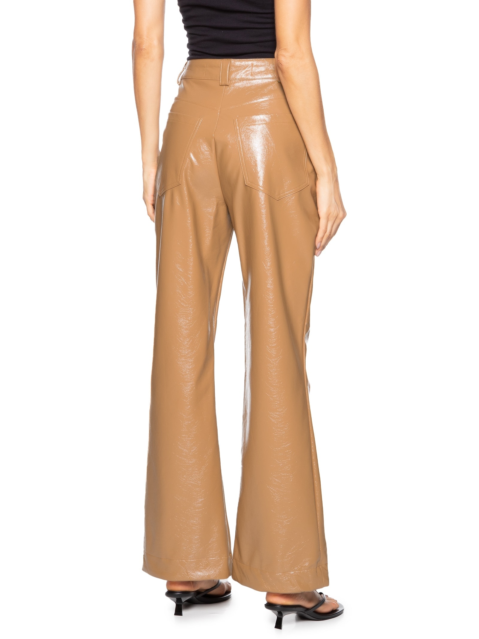 Calça Feminina Resinada Marrom Colcci