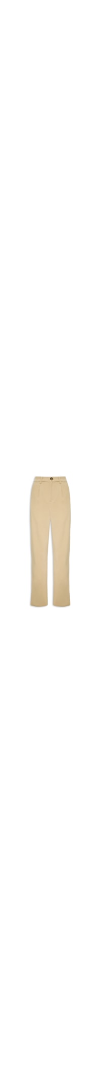 Calça Feminina Reta Alfaiataria - Bege
