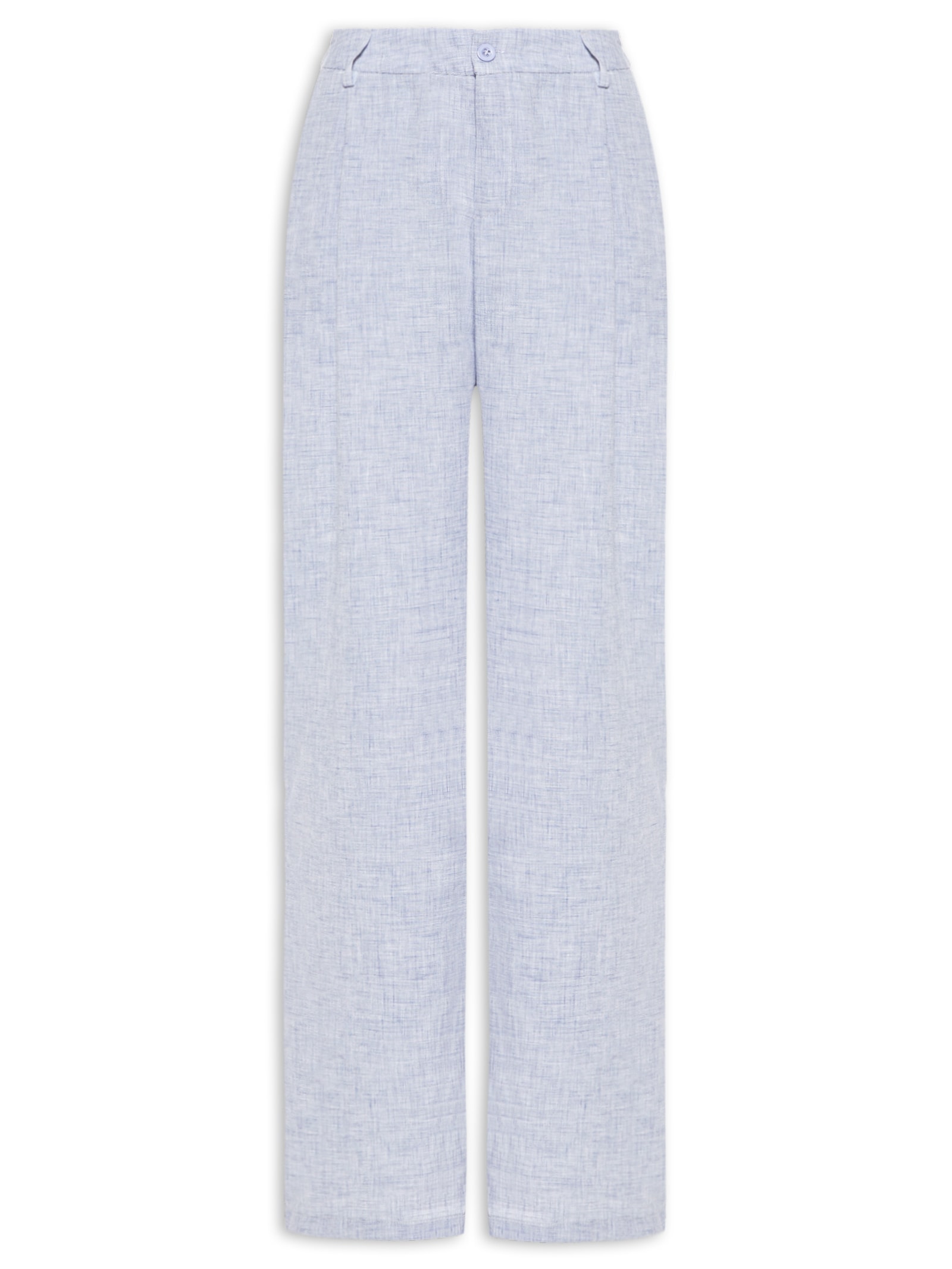 Calça Feminina Reta Azul Basiq