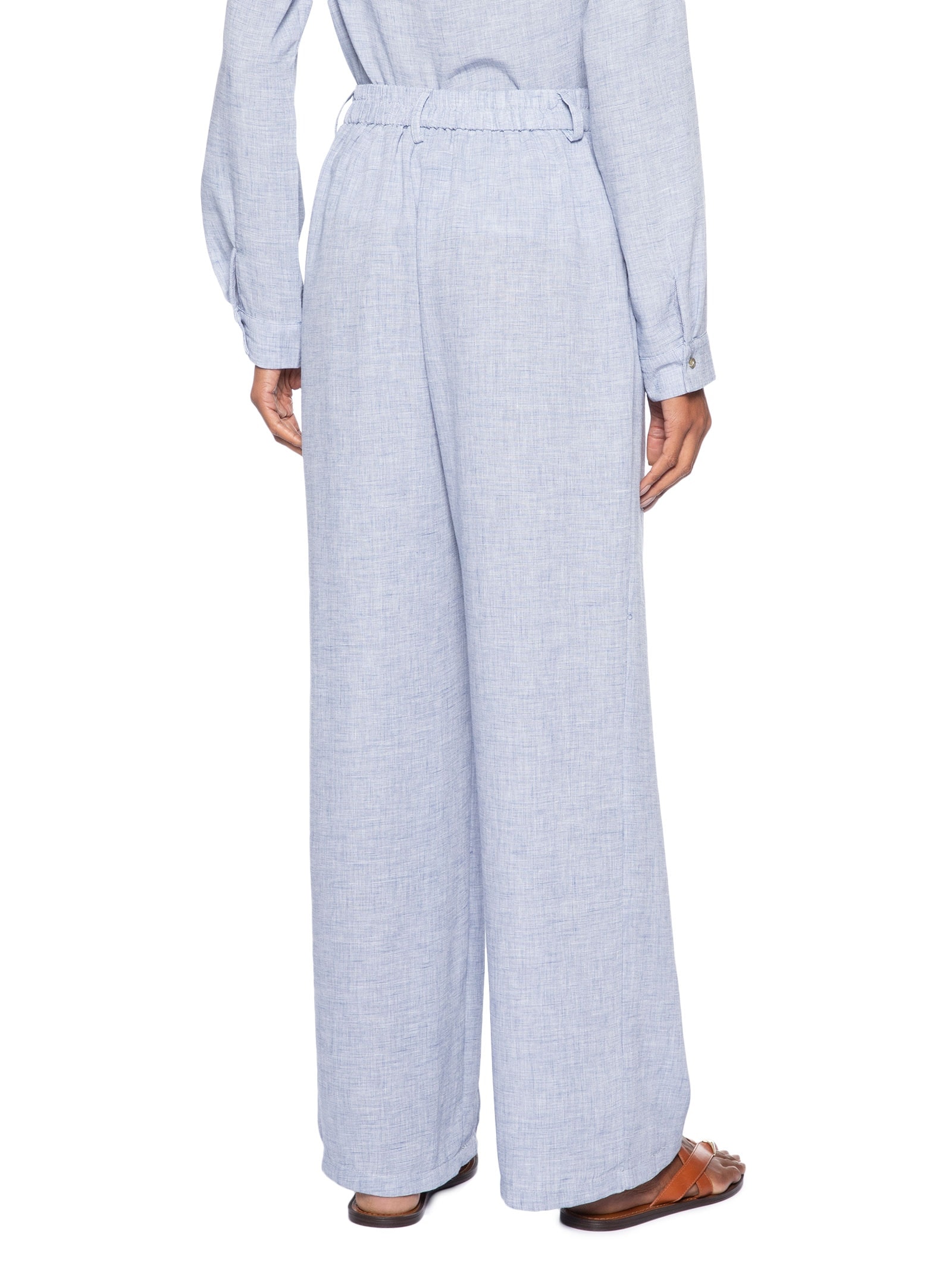 Calça Feminina Reta Azul Basiq