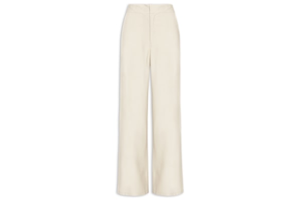 Calça Feminina Reta Básica - Bege