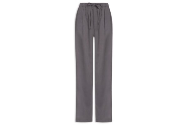 Calça Feminina Reta Básica - Cinza