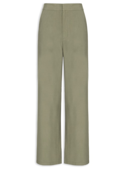 Calça Feminina Reta Básica – Marrom