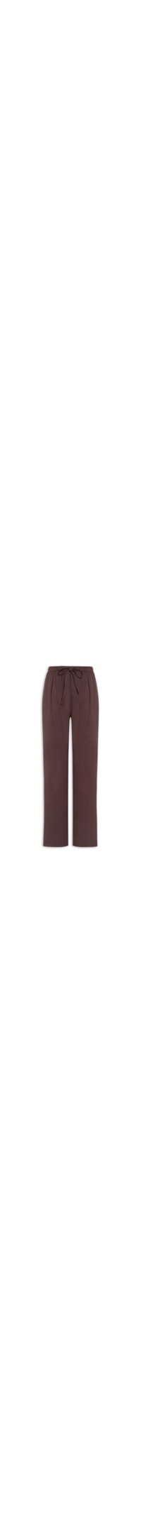 Calça Feminina Reta Básica - Marrom