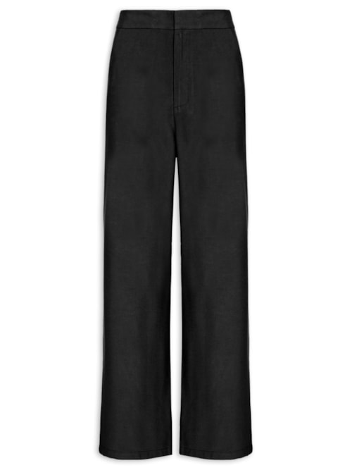 Calça Feminina Reta Básica – Preto