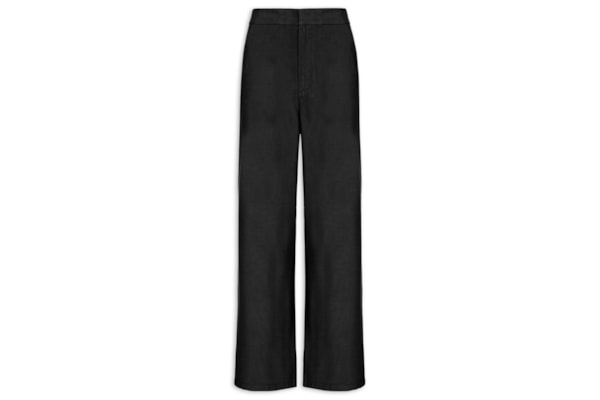 Calça Feminina Reta Básica - Preto