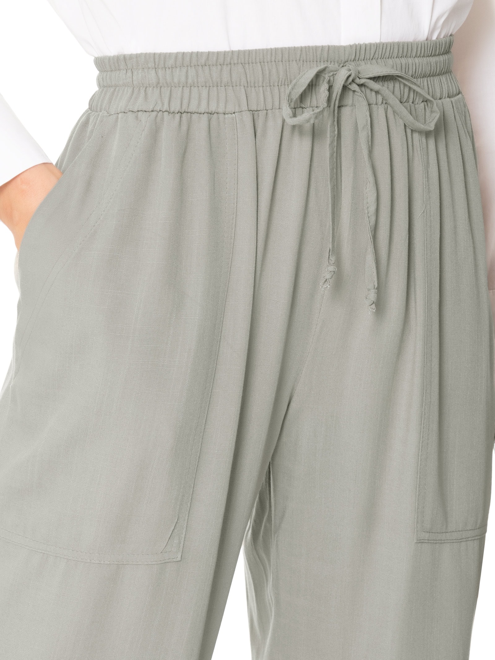 Calça Feminina Reta Bege Basiq