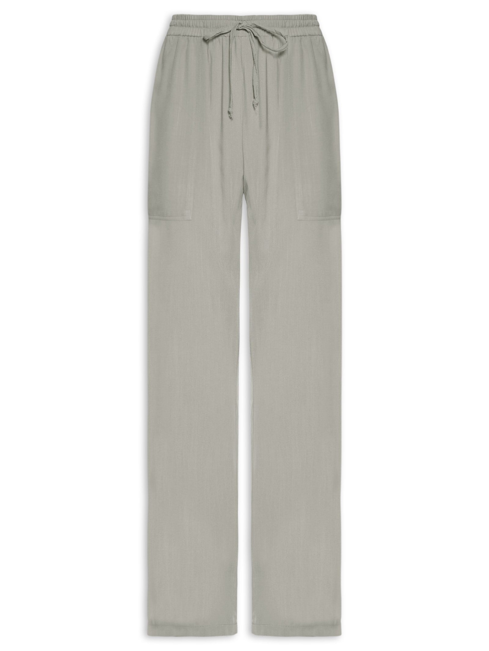 Calça Feminina Reta Bege Basiq
