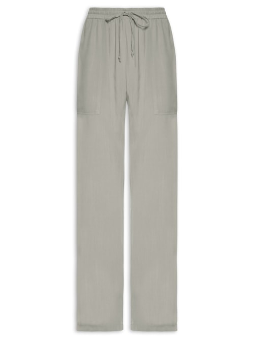 Calça Feminina Reta – Bege