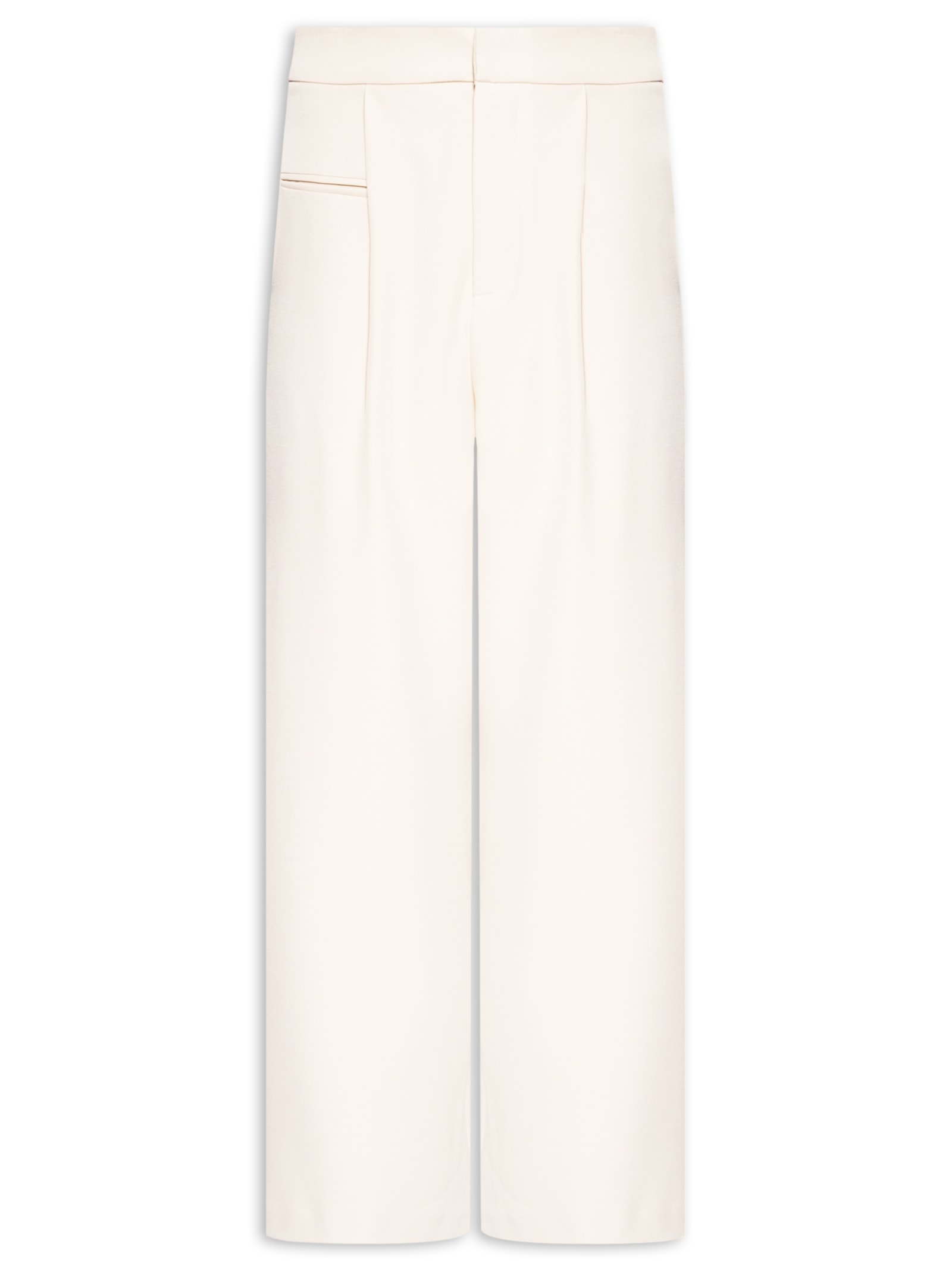 Calça Feminina Reta Bege Market 33