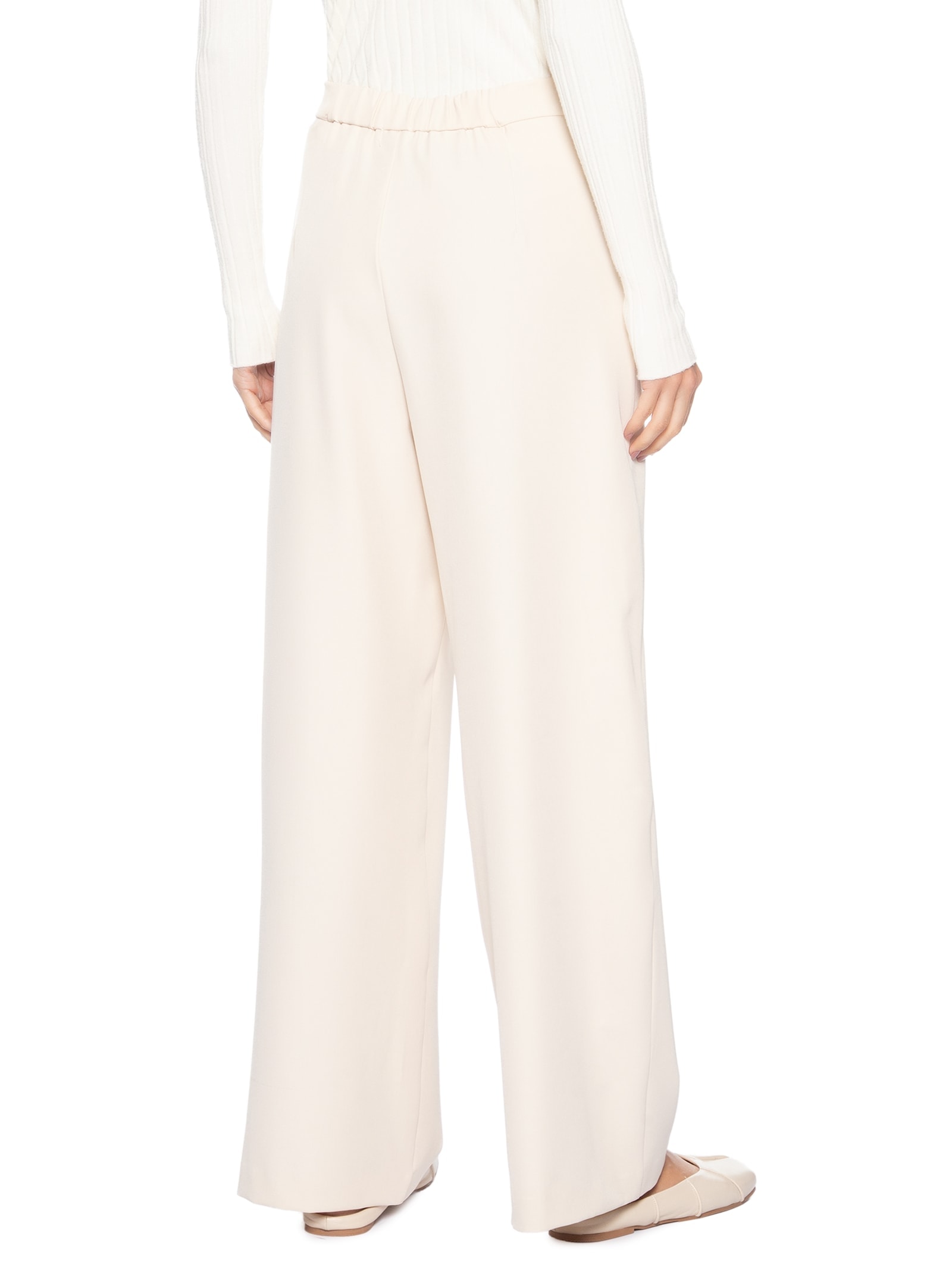 Calça Feminina Reta Bege Market 33