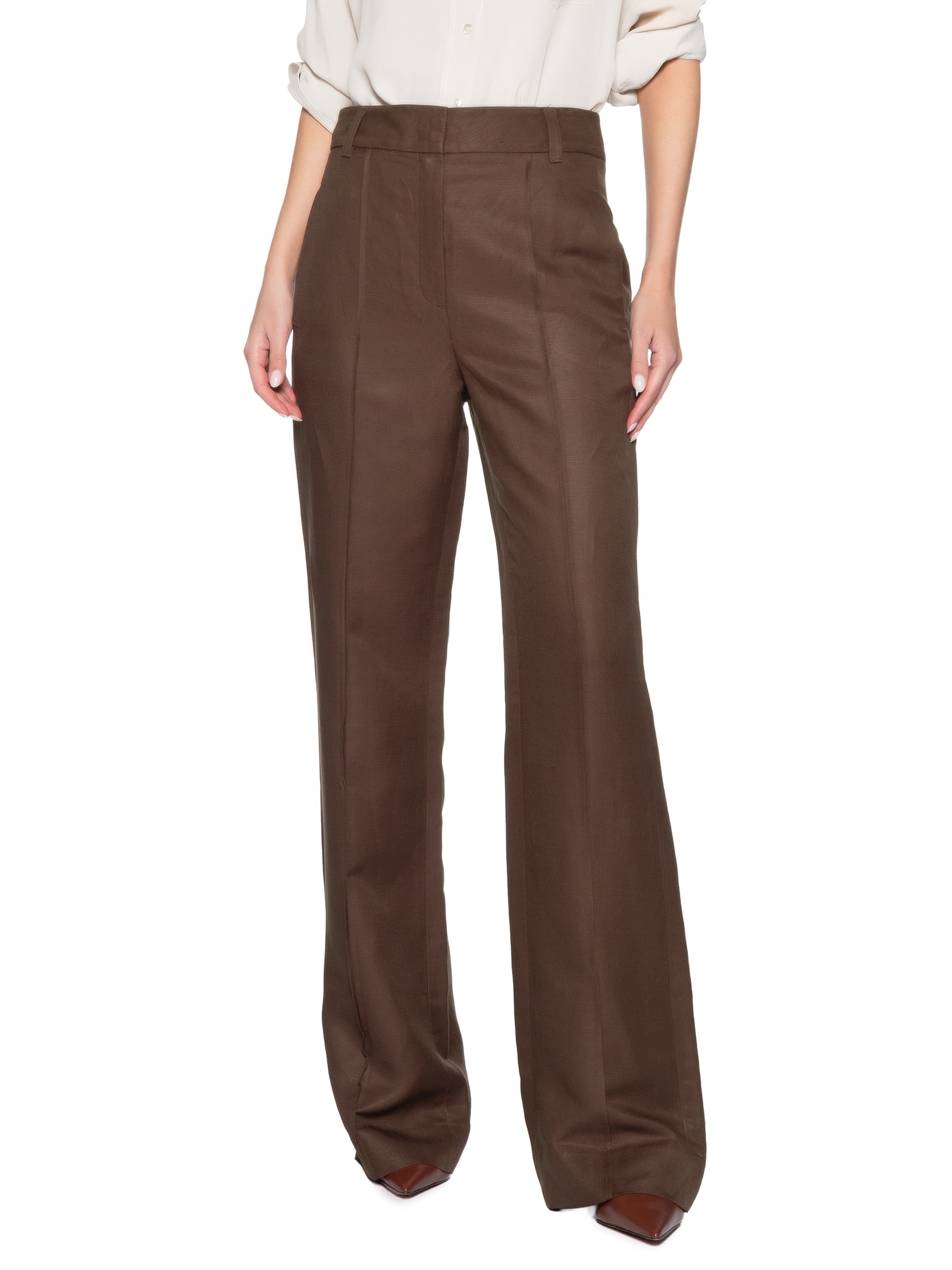 Calça Feminina Reta Brumas Color Marrom Animale