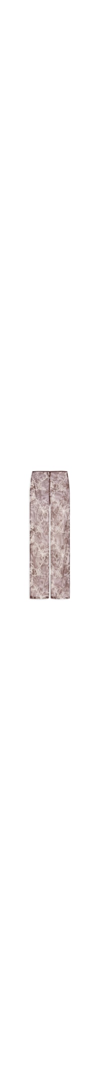 Calça Feminina Reta Cintura Alta - Marrom