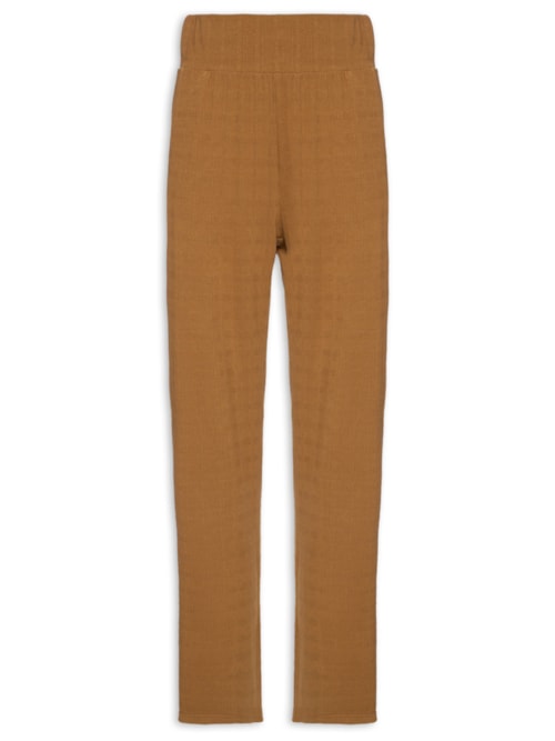 Calça Feminina Reta Com Bolso – Bege