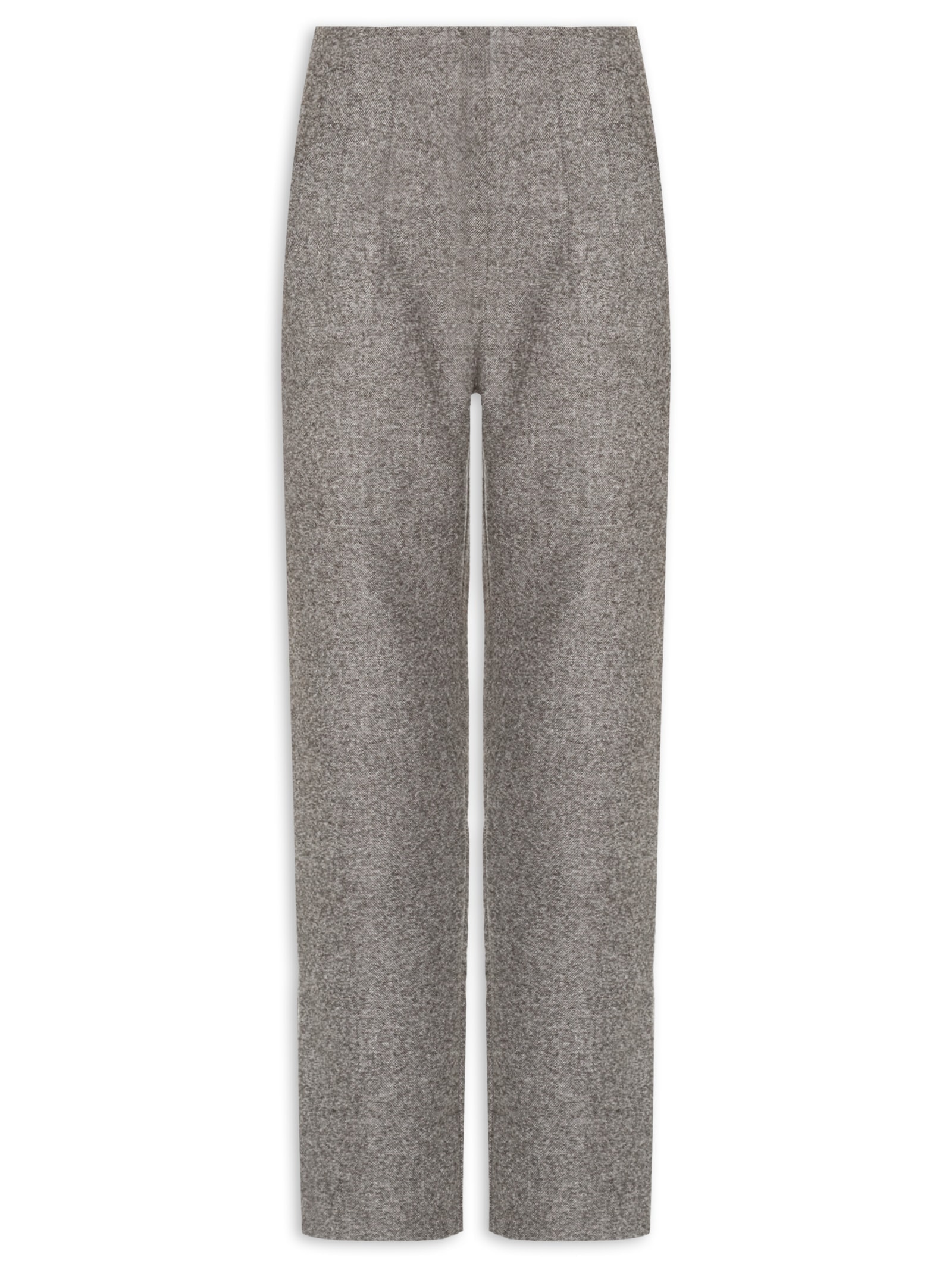 Calça Feminina Reta Com Bolsos Laterais Cinza  '2Essential