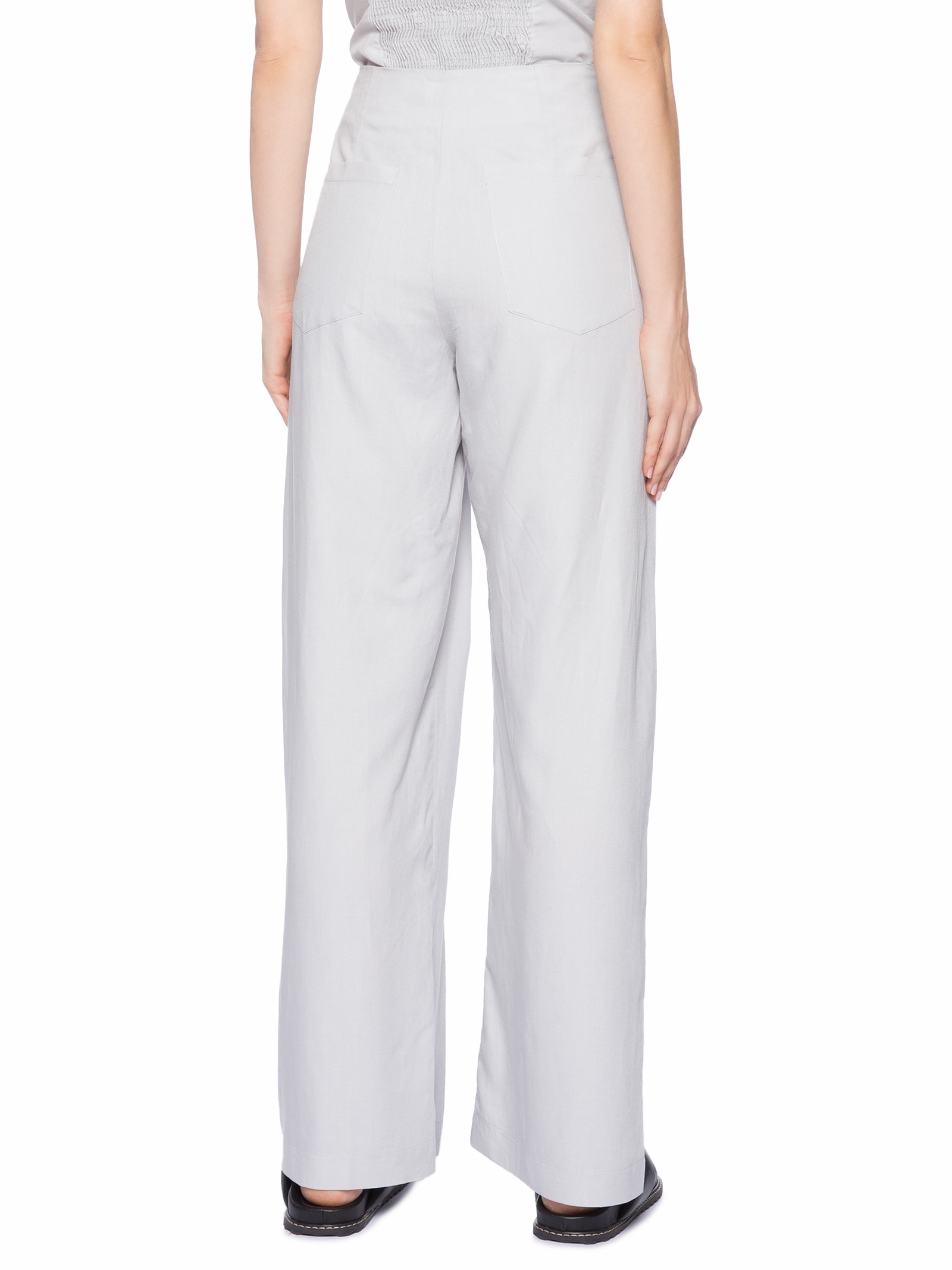 Calça Feminina Reta com Recortes – Azul Animale Jeans