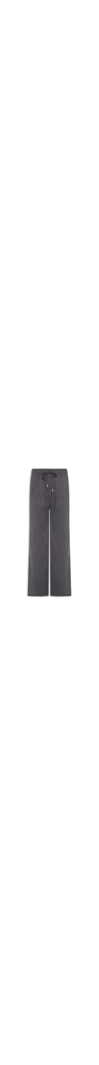 Calça Feminina Reta Com Strass - Cinza