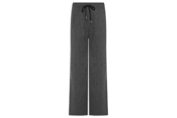 Calça Feminina Reta Com Strass - Preto