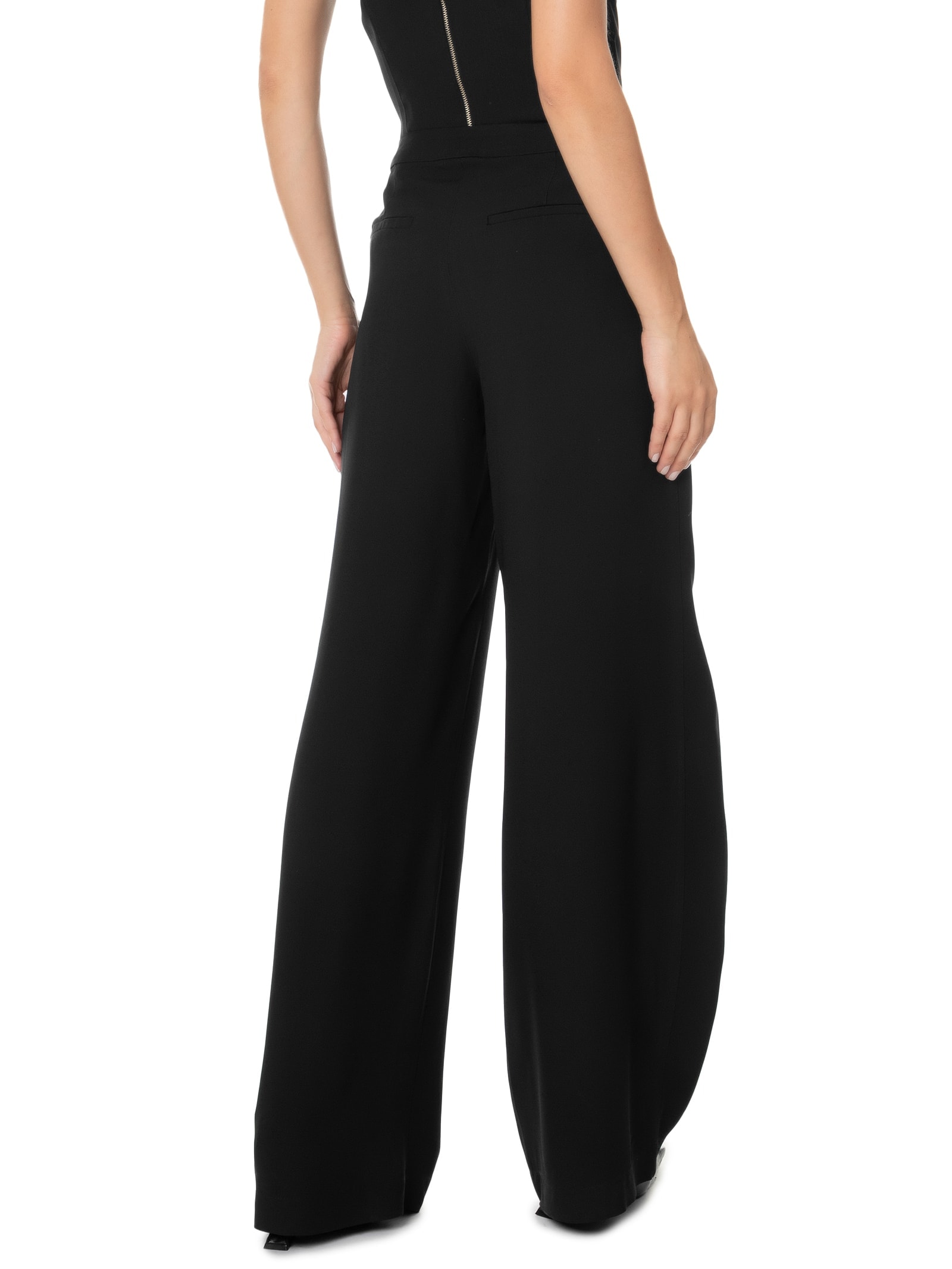 Calça Feminina Reta Com Transpasse Preto '2Essential