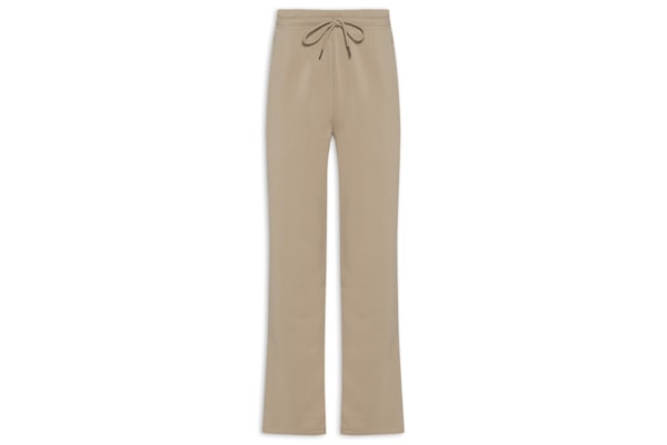 Calça Feminina Reta de Moletom - Bege