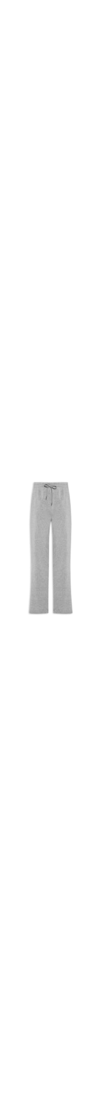 Calça Feminina Reta de Moletom - Cinza