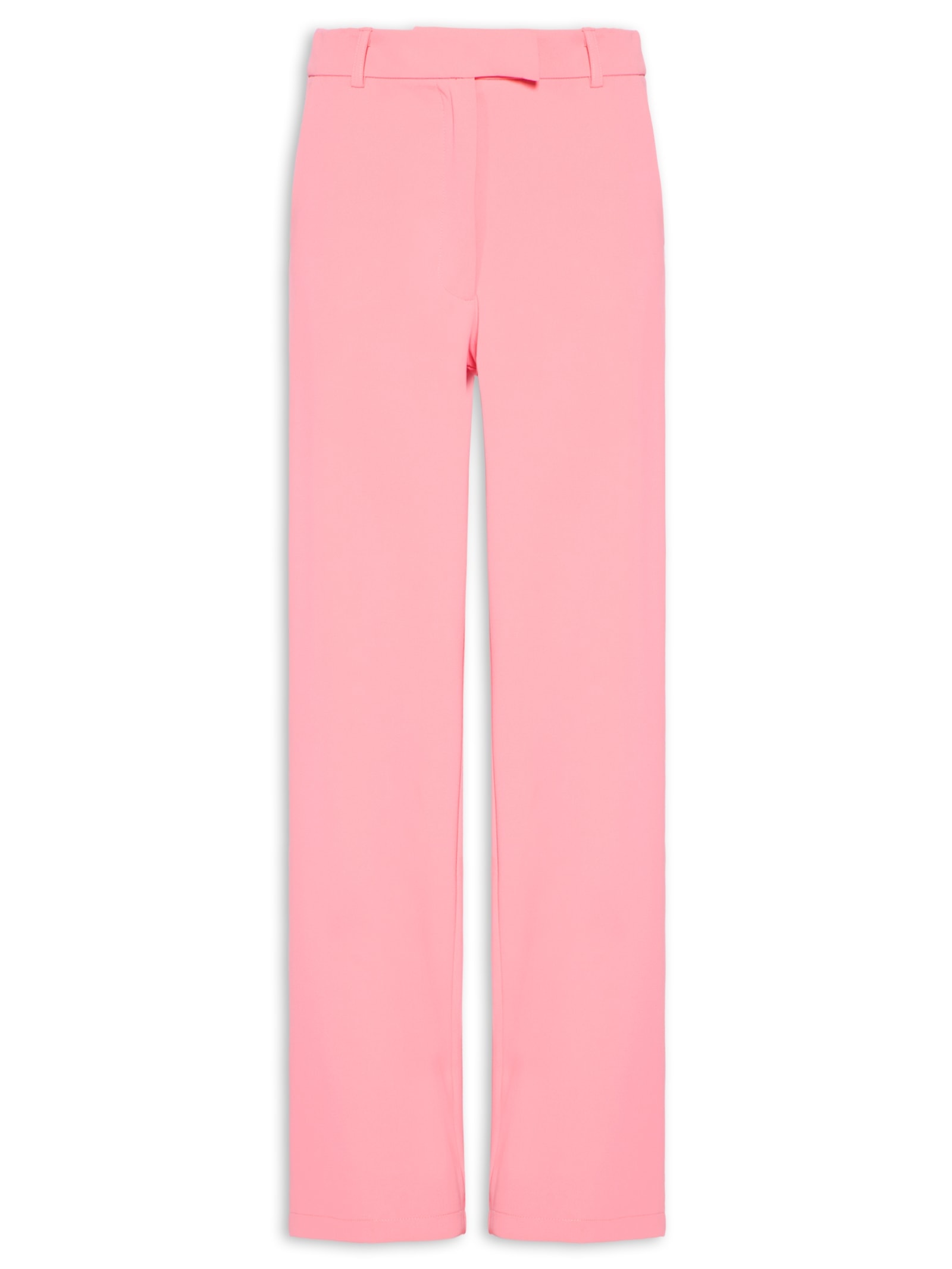 Calça Feminina Reta Em Alfaiataria Rosa  Market 33