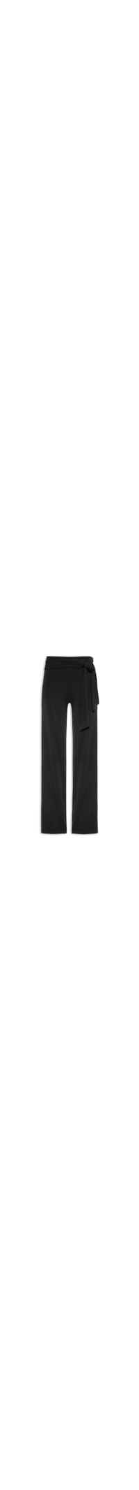 Calça Feminina Reta Honey Tie Pant - Preto