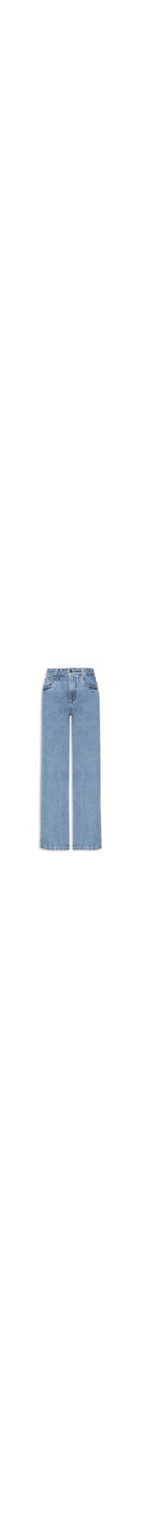 Calça Feminina Reta Jeans - Azul