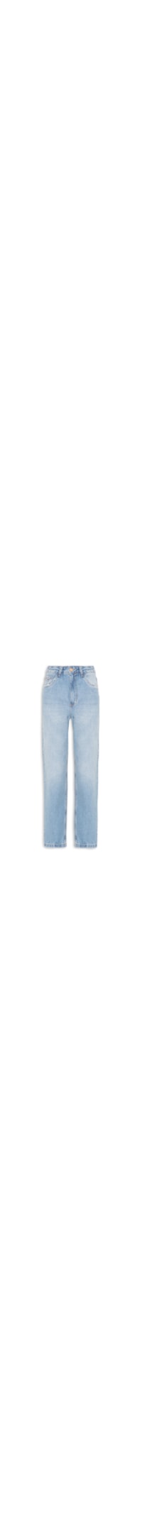 Calça Feminina Reta Jeans - Azul