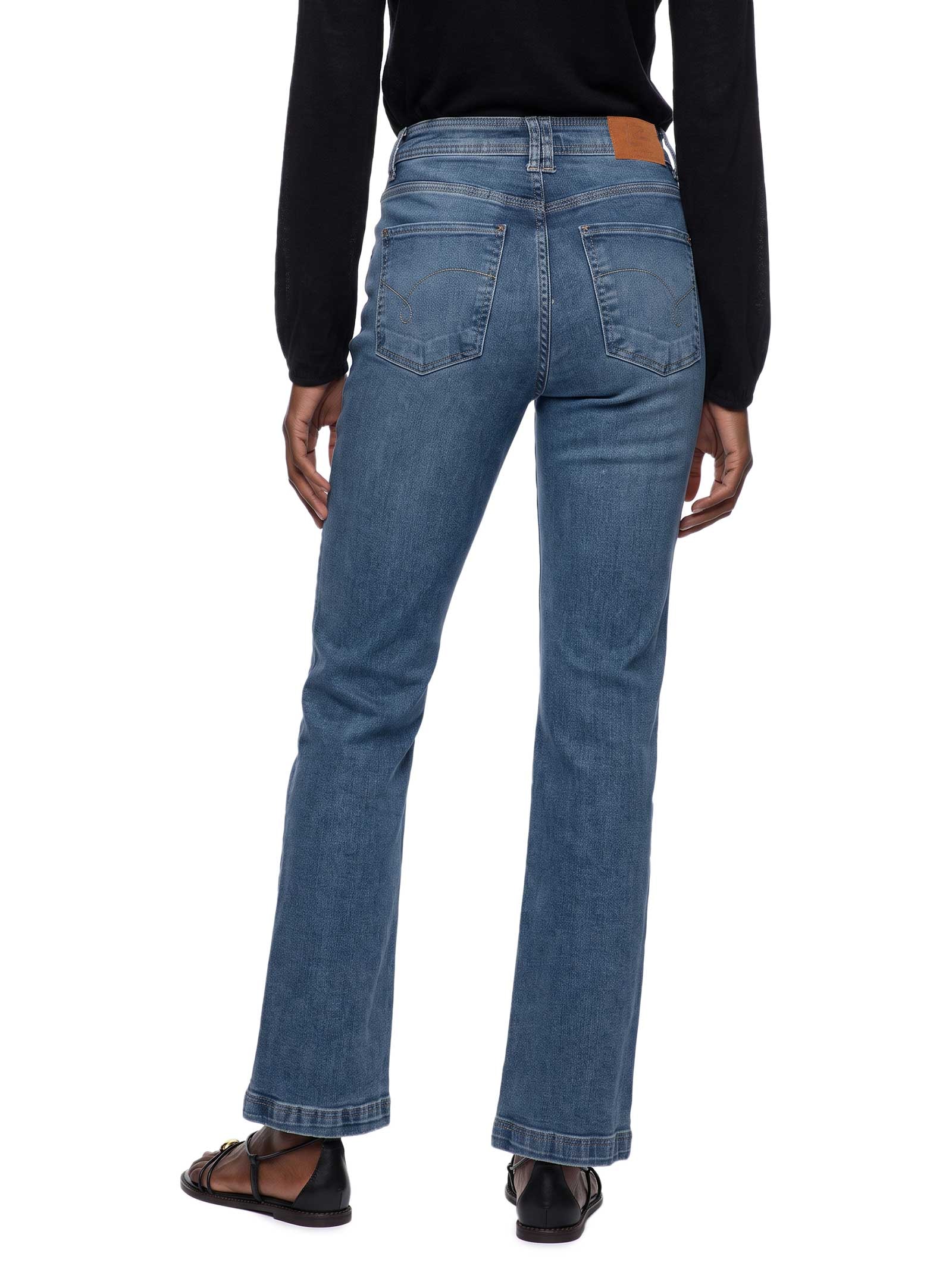 Calça Feminina Reta Jeans Azul Lez A Lez